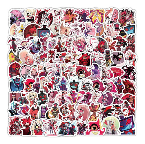 Hazbin Hotel - Anime 100 Calcomanias Stickers Anime Manga 01