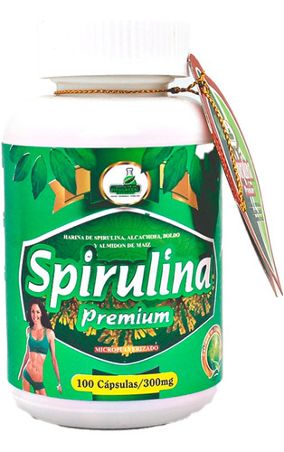 Espirulina Premium (spirulina Premiu) 100 Capsulas Fitogreen