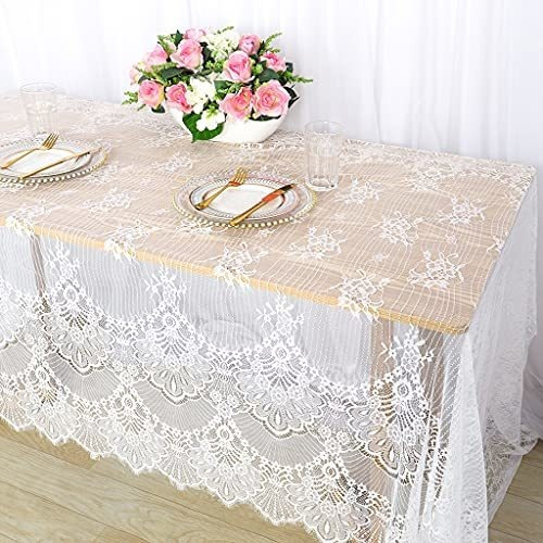 Pardecor Lace Tablecloth African French Lace Fabric 60x120-i