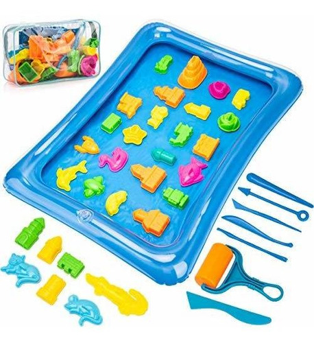 Moldes De Arena Herramientas Kit 40pcs Mini Sandbox Toy...