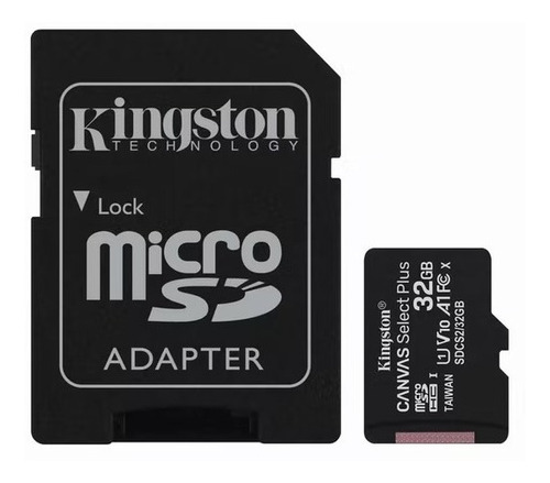 Micro Sd Kingston Canvas Select Plus Con Adaptador 32gb