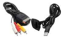 Comprar Rca Cable Carga Y Juega Consola Para Xbox 360 Xbox Clasico