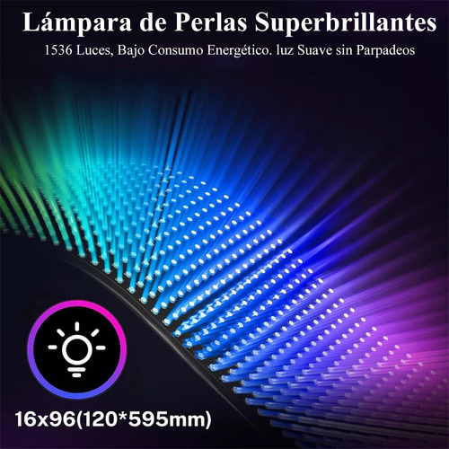 2pcs Programable Pantalla Flexible Led Devil Ojos 12x59.5cm Multicolor