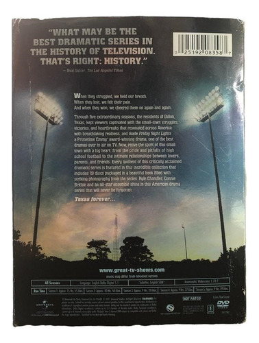 Friday Night Lights La Coleccion Completa 5 Temporadas Dvd