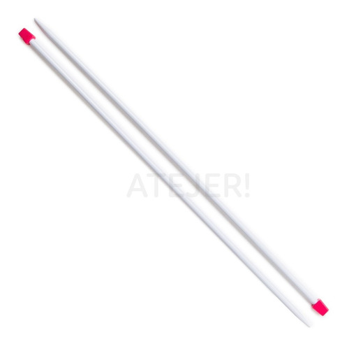 Imagen 4 de 10 de Agujas Tricot De Aluminio Marca Cbx N° 4 X Par