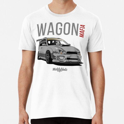 Remera Wagon Mafia Impreza (plata) Algodon Premium