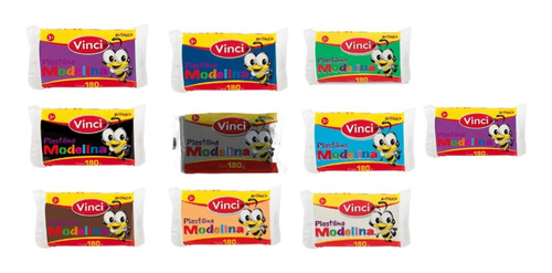Plastilina Modelina 15 Piezas De 180 G