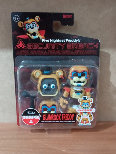 Five Nights At Freddy's,funko Snaps Glamrock Freddy Original