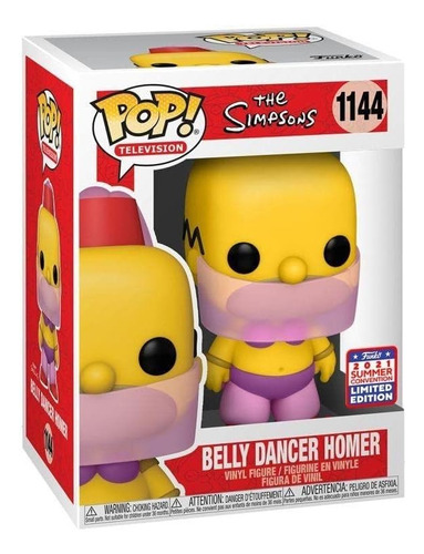 Funko Pop Belly Dancer Homer Simpson 1144 Convention