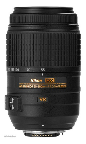 Lente Nikon 55-300mm Dx F/4-5.6 Afs Ed Vr
