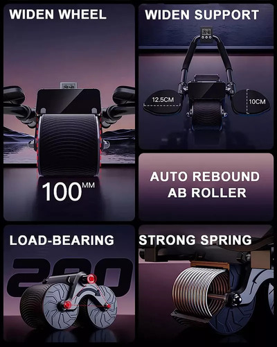 Home Abdominal Roller Auto Rebound For Hacer Ejercicio