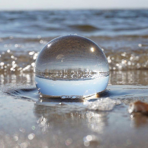 Esfera Curativa De Cristal De Color Transparente Q5 Photogra