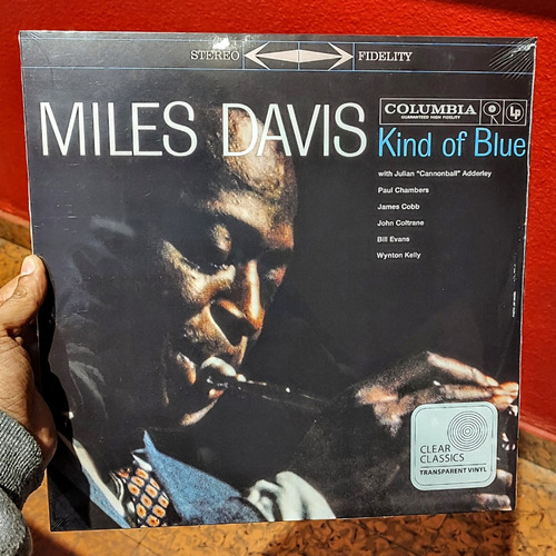 Miles Davis Kind Of Blue Vinilo Clear Lp Nuevo Sellado