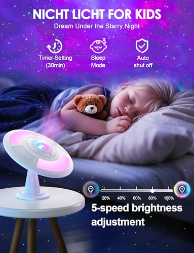Proyector De Galaxia Ufo - Lámpara Proyectora De Nebulosa Qu