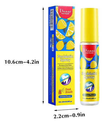 * Spray Oral O Lemon For Eliminar El Mal Aliento (limpieza