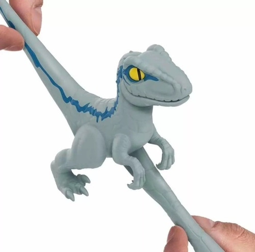 Dinosaurio Blue Velociraptor Chomp Heroe Goo Jit Zu Jurassic