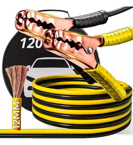 Cabo Auxiliar De Partida 1200a Carregador Bateria Portatil