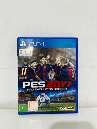 Jogo Pro Evolution Soccer 2017 Pes 17 Ps4 Físico Usado (Usado)