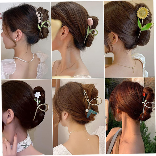 Pinzas For El Pelo Con Flores, Pinzas For El Pelo Con