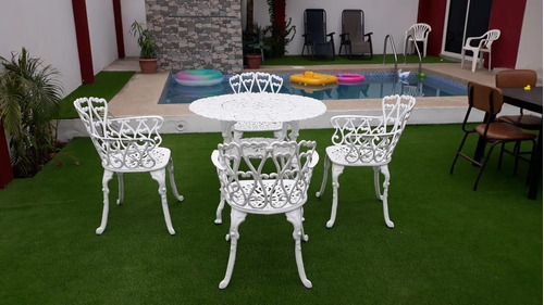 Muebles Para Jardin En Fundicion De Aluminio Son Inoxidables