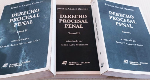 Derecho Procesal Penal - Tomo  I - Ii -iii
