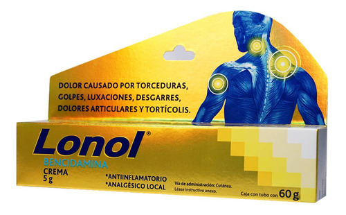 Lonol Crema 5 G, 1 Tubo 60 G