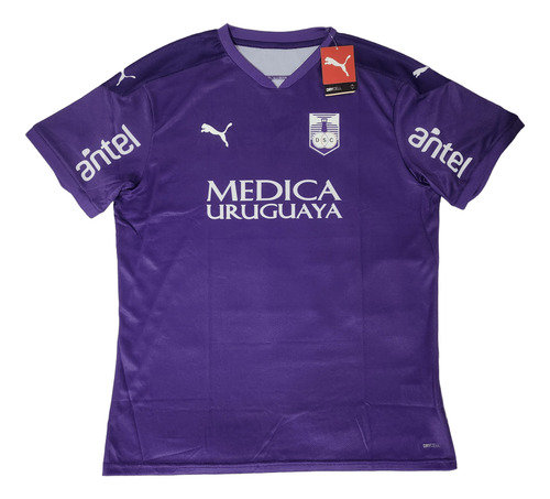 Camisa Puma Defensor Sporting Uruguai - Home 2021 - Roxa