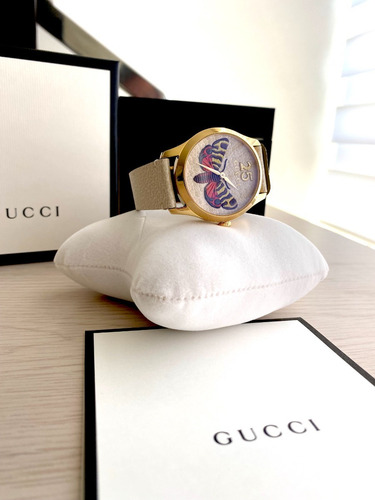 Reloj Mujer Gucci G-timeless Mod. Ya1264062a Butterfly