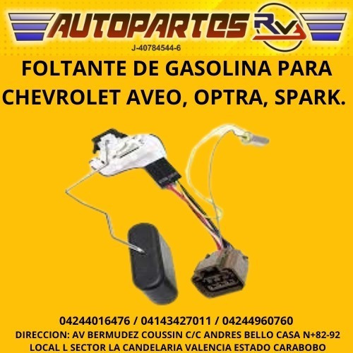 Flotante Gasolina Aveo Optra Limited Advance Desing Spark 