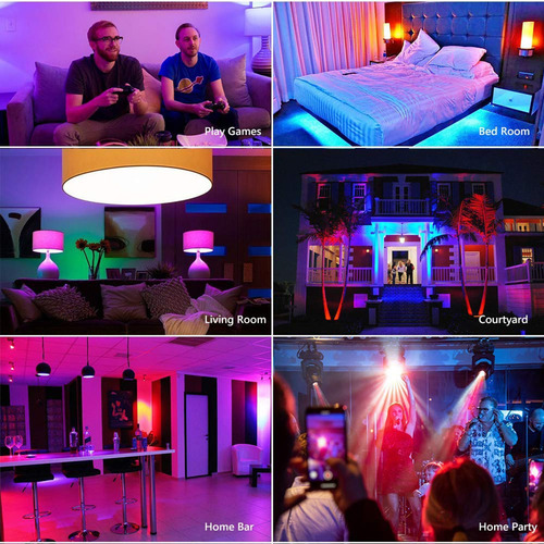 Wifi Smart Bombilla Rgb+w+c Led Vela Bombilla 5w E12 Regulab