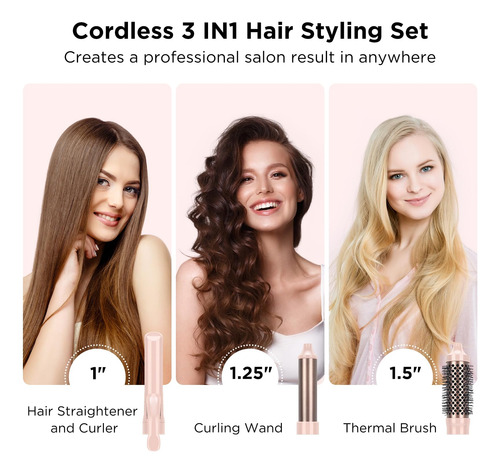 Conjunto De Alisador E Modelador De Cabelo Ig Inglam Cordles