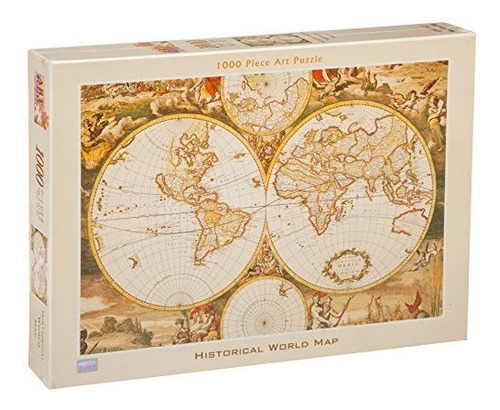 Mapamundi Histórico Puzzle De 1000 Piezas