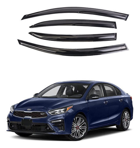 S Sonlee Deflector De Ventana Duradero Para Kia Forte 2019-2