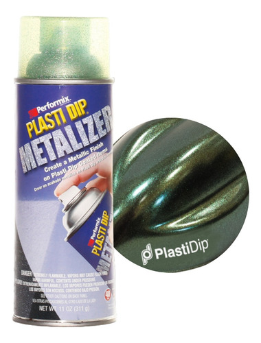 Pintura Removible Plastidip Aerosol Verde Metalizado