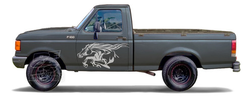 Calco Ford F100 Wind Horse Juego Con Porton