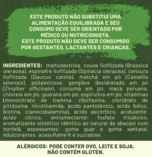 Desintox Blend 30dias | Orgânica Vita Sabor Abacaxi Com Hortelã