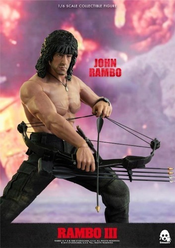 John Rambo 1/6 Sylvester Stallone Rambo Ill Threezero