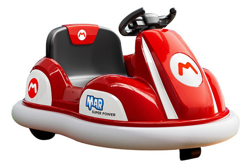 Mario Kart Go Kart 12v Montable Eléctrico Con Sonidos Drift