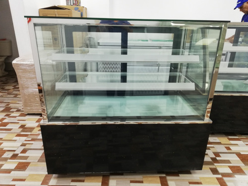 Vitrina Exhibidora Cuadrada Para Tortas Mizar Inoxchef