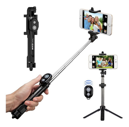 Selfie Stick TriPod Celular Bluetooth Controle Remoto 2