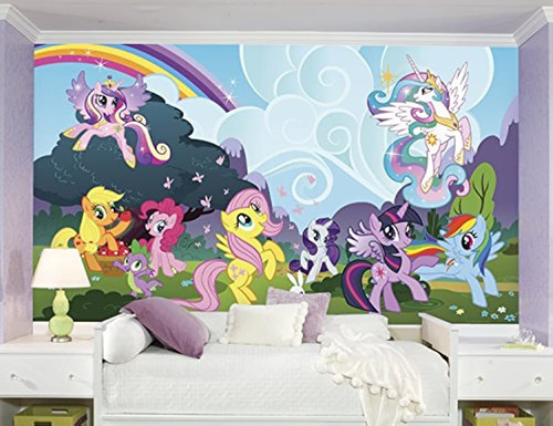 Mural Pintado Extraíble My Little Pony Ponyville