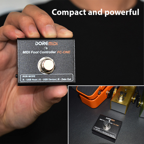 Pedal De Efectos Midi Doremidi Foot Controller Guitarra Eléc