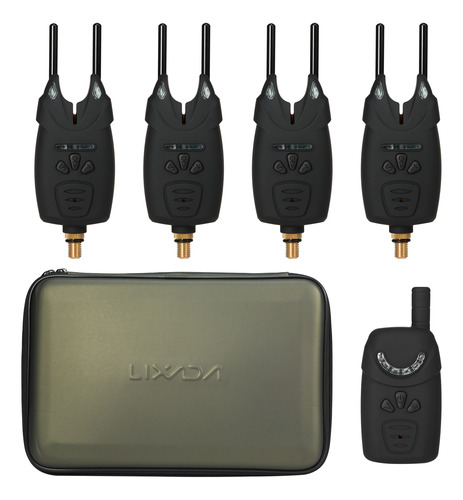 Kit De Funda Bite Alarm Con Sonido Led Fishing Bite Receptor