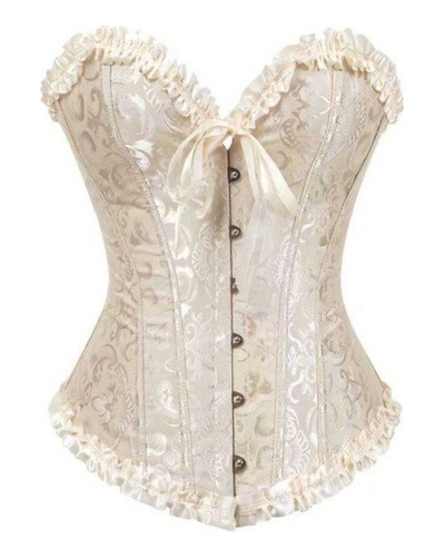 Corset Victoriano  Con Varilla Tipo Faja Todos Los Colores