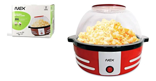 Pochoclera Nex Pcm6000r Roja 850w 220v Megacuisine