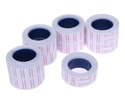 Pack 20 Rollos De Etiquetas Para Maquina De Poner Precios