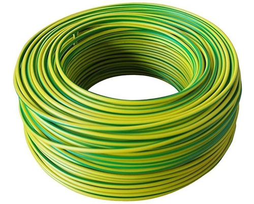 Cable Keer Calibre 12 Verde Con Amarillo (10 Metros)