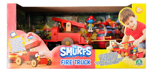 The Smurfs Fire Truck Los Pitufos Camión De Bomberos Famosa