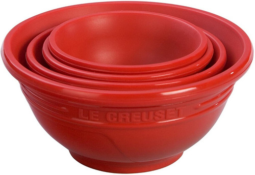 Imagem 1 de 5 de Tigelas De Preparação De Silicone Le Creuset Com 4 Peças