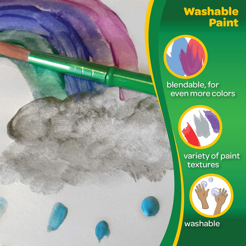 Crayola Kids Washable Paint Pint, 42 Ct. Regalo Para Niños,